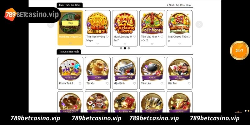 Những ưu điểm khi tham gia Casino Online 789 bet