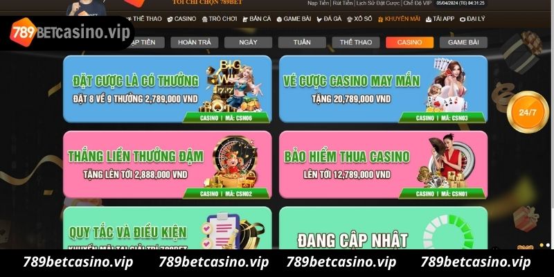 789Bet tổ chức khuyến mãi quanh năm thu hút cược thủ