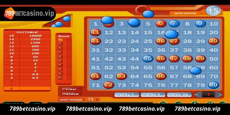 Tìm hiểu về game keno 789bet